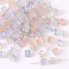 Cuentas de vidrio iridiscente con degradado de terrón de azúcar de 7 mm transfronterizas, utilizadas para la fabricación de joyas DIY, accesorios para pulseras y otras manualidades