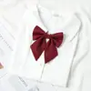 Pajarita JK Color Puro Raíz de Pluma Estilo Preppy Femenino Traje de Marinero Estudiante Lazo Estilo Japonés Camisa de Uniforme Traje de Licenciatura