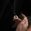 Colgante de Plata de Ley 999 Colgante para Hombres y Mujeres Nuevo Estilo Chino Estilo Nacional Colgante de Collar Baifu