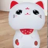 Danza del León Solar Personalizada Estilo Chino León León Propicio Danza del León Tendencia Nacional Adorno para Coche Gato de la Suerte