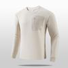 Nuevo Otoño e Invierno para Hombre Manga Larga para Exterior Alta Elasticidad Alta Gama Primavera Sudadera Top Deportivo Versátil Cálida Camiseta Larga