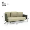 Juego de Sofá de Ratán para Exteriores Modelo de Casa de Villa en Patio Silla de Ratán para Balcón Muebles Impermeables de Jardín de Diseño para Exteriores