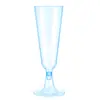 Amazon 4.5 oz Vasos de Plástico Transparente para Champagne Suministros para Bodas Fiesta Vasos de Cóctel Fábrica Vasos Desechables