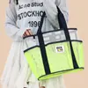 Bolsa de playa tote de un solo hombro portátil, capacidad grande, para traje de baño y gafas, novedad Otoño 2026, para vacaciones