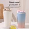 Copo de água Handy Cup Cold Coffee Cup Meninas Alto Valor Yan Masculino Aço Inoxidável Thermos Cup Summer Accompaniment Cup