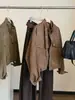 Jaqueta de camurça da moda outono/inverno estilo europeu e americano, nova jaqueta curta retrô de workwear A14214