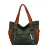 Bolso de pana de gran capacidad de alta gama transfronterizo para mujer, nuevo estilo 2026, bolso de hombro, bolso tote para ir al trabajo y salir