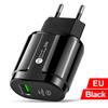 Cargador de teléfono móvil Macaron 12W PD 2.4A Cabezal de carga europeo y americano británico Adaptador Tipo-c PD + USB