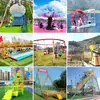 Popular Montaña Rusa Popular de Energía Humana al Aire Libre, Equipo de Diversión No Motorizado para Zonas Turísticas, Parques Infantiles y Parques