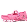 Zapatos de niña zapatos de malla de verano huecos casuales zapatos de malla sandalias de niña zapatos de velcro para niños