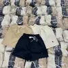 Comercio Exterior Casual Americano Shorts de Mujer Verano Nuevo Bordado de Pony Cintura Alta Cordón Casual Deportivo Pantalones de Pierna Ancha Finos