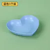 Prato Espessado em Forma de Coração de Palha de Trigo para Ossos Prato de Osso de Mesa Prato de Frutas Prato de Frutas Secas Prato de Nozes Doces Lanches