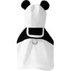 Capa de Chuva para Cães Primavera e Verão para Cães de Porte Pequeno e Médio, Capa de Chuva de Duas Pernas Estilo Panda Vermelho, Poncho Impermeável para Exterior, Roupas para Cães de Estimação