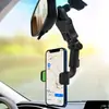Nuevo Soporte para Teléfono Móvil de Espejo Retrovisor Pinza de Cangrejo Almohada Trasera Soporte para Teléfono Móvil Soporte para Coche Soporte para Teléfono Móvil de Coche