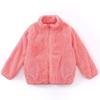 Casaco de lã infantil de outono e inverno, blusa de lã coral para meninos e meninas, estilo estrangeiro