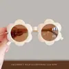 Óculos de Sol Infantis em Formato de Flor para Meninos e Meninas, Óculos de Sol Fofos e Modernos para Bebês, Óculos de Proteção Solar Que Não Machucam os Olhos