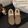 Zapatos estilo Birkenstock, todo incluido, forrados de forro polar, cálidos para mujer, nueva colección otoño/invierno 2026, zapatos de algodón engrosados, forrados de felpa para mujer