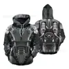 Comercio Exterior Popular Espíritu Samurai Japonés Sudadera con Capucha Estampado Digital 3D Ropa de Cosplay Periféricos Venta Directa de Fábrica