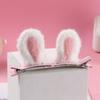 Pinza para el Pelo con Orejas de Gato de Peluche para Niñas, Pinza para el Pelo de Conejo Pequeño, Pasador Peludo Lindo para Niños, Pinza Superior, Pinza de Pato