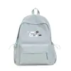 Mochila Escolar Simples de Aparência Sofisticada Estilo Coreano para Alunas do Ensino Fundamental, Médio e Superior, Mochila de Grande Capacidade, Mochila Leve Casual para Viagem