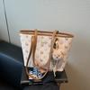 Bolsa Tote de Axila para Trabalho Deslocamento 2025 Verão Lazer Simples Moda Feminina Bolsa de Ombro Portátil Estudantes Universitários