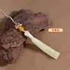 Borla de Danza del León Flecos Estilo Chino Clip para Cortina de Año Nuevo Cuerda Colgante Cuerda de Nudo Chino Accesorios para Ropa Colgante de Borla