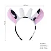 Diadema de Cabeza de Animal para Halloween Set de Orejas de Vaca Transfronterizo Dibujos Animados Linda Cabeza de Ternero para Niños Venta al por Mayor