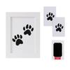Moldura de Foto com Pegada de Cão e Gato DIY Transfronteiriça com Almofada de Tinta Sem Mãos Almofada de Tinta Moldura de Foto 5 polegadas Conjunto de Moldura de Foto Comemorativa