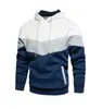 2026 Nova Moda Masculina Europeia e Americana Transfronteiriça Moletom Color Block Hip-Hop Masculino Casual Esportivo
