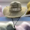 Gorra Fresca de Malla Estilo Pescador para Verano Color Sólido Transpirable Sombrero para el Sol para Hombres y Mujeres Primavera y Otoño Pesca al Aire Libre Sombrero Plegable para el Sol