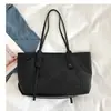 Bolso tote de cocodrilo estilo coreano para mujer, correa de hombro versátil, gran capacidad, adecuado para ir al trabajo, ir de compras y para estudiantes