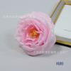 Imitación Flor Rosa Coke Edge Francés No Tejido Cabeza de Rosa Usando Princesa Borde Rizado Rosa Estilo Europeo Guirnalda Dintel Arreglo Floral
