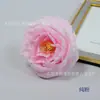 Flor Artificial Rosa Borde Francés Coca-Cola Rosa Borde Enrollado Diana Rosa Flor de Rosa No Tejida Fondo de Boda Pared de Flores Arreglo Floral