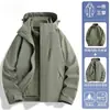 Chaqueta de Plumón para Mujer Nueva de Otoño e Invierno Cinco en Uno con Forro Interior, Chaqueta Cortavientos Cálida Tres en Uno para Exteriores para Hombres Pequeños