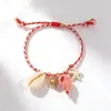 Pulsera de Estrella de Mar de Cerámica Pintada a Mano Transfronteriza Estilo Nuevo de Verano de Manga Corta Pulsera de Estrella de Mar de Cerámica Pintada a Mano