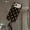 El Chapado en Forma de Cruz es Adecuado para la Funda del Teléfono Apple 17 Pro Max, iPhone 16 Anticaída, Modelo Nuevo 14, 15 Portátil, 13