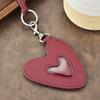 Amor Cuero Cabeza de Gato Bolsa Pequeña Monedero Llave Collar Colgantes Adornos Femenino Nicho Diseño Único Accesorios Cadena Lana