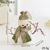 Decoraciones de Mesa Navideñas de Espuma Transfronterizas con Hojas Verdes, Piñas, Madera Natural, Figuras de Renos, Muñecos de Nieve y Decoraciones de Escena