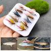 Set de 10 Moscas Húmedas para Pesca con Mosca - Montaje de Moscas Artificiales