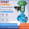 Válvula de controle de fluxo de flúor com revestimento pneumático, resistente à corrosão, para líquido ácido alcalino, válvula de corte de cloro, válvula de controle proporcional de cloro ZJHPF46