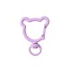 Clips de Resorte Coloridos, Anillas Abiertas Redondas, Anillas de Resorte de Oso, Accesorios para Llaveros DIY, Anillas de Conexión de Aleación