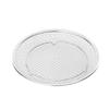 Plato Redondo de Acero Inoxidable Plato para Barbacoa Filtro de Aceite Filtro de Residuo de Aceite Doméstico Plato Filtro de Aceite para Snacks Fritos de Cocina Plato Drenante