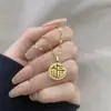 Colar de aço titânio estilo japonês e coreano feminino luxo leve design de nicho de alta qualidade corrente para clavícula all-match pingente de coração joias atacado