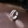 Anillo de Estrella de Cinco Puntas para Mujer Lujo Ligero Diseño de Nicho Alto Nivel Estilo Coreano Anillo Sencillo de Plata para Dedo del Pie Anillo Sencillo para Dedo del Anillo Estudiante