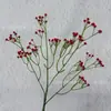 108 Flores Artificiales de Gipsofila de Plástico Duro Decoración de Boda para el Hogar Decoración de Escena de Salón de Bodas Fabricante Venta al Por Mayor