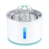 Dispensador de Agua para Mascotas Gato 2.5L Transfronterizo, Bebedero Silencioso para Mascotas Pequeñas, Apagado por Falta de Agua Luz LED Dispensador de Agua para Gato