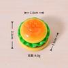 Impresión Artificial Tridimensional Hamburguesa Bolsa Ciega DIY Pegamento de Crema Casa de Muñecas Miniatura Hecho a Mano Juguete de Comida Adornos de Escritorio