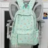 Mochila de oso de dibujos animados estilo coreano para mujer, diseño único, gran capacidad, bolsa de estudiante estilo universitario, mochila linda y versátil