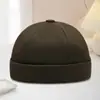 Gorro de Moda Tendencia para Hombres y Mujeres, Gorra Lisa Estilo Callejero Sin Visera, Gorro Personalizable con Logo