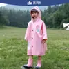 Impermeable Infantil con Diseño de Dibujos Animados, Incluye Espacio para Mochila, para Niños Pequeños y Estudiantes de Primaria, Poncho de Lluvia de una Pieza, Piel, Forro de Felpa, Engrosado, Estampado, Impermeable